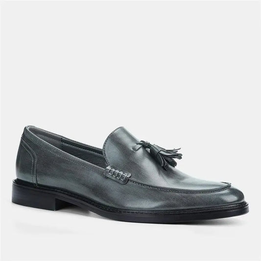 Men Casual Shoes Leather Loafers Business Dress Formal Shoes Douson Odeh