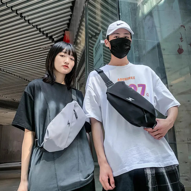 Unisex Casual Travel Fanny Pack Waterproof Waist Bag for Men Lightweight Man Belt Pouch Phone Pocket Men's Shoulder Bag Murse Douson Odeh