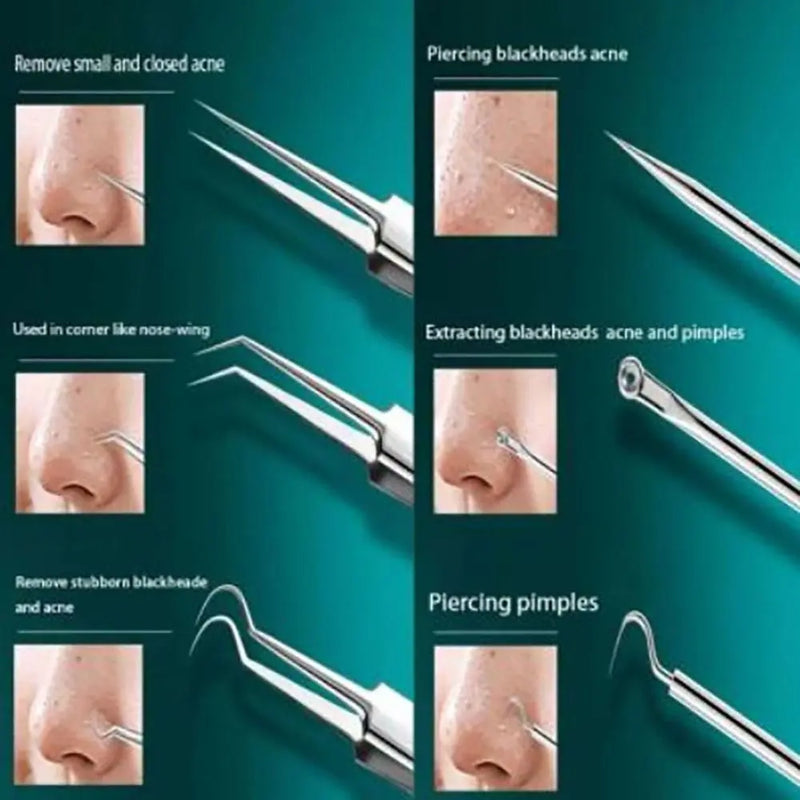 8pcs Ultra-fine Beauty Salon Acne Needle Tool Set Mi tienda
