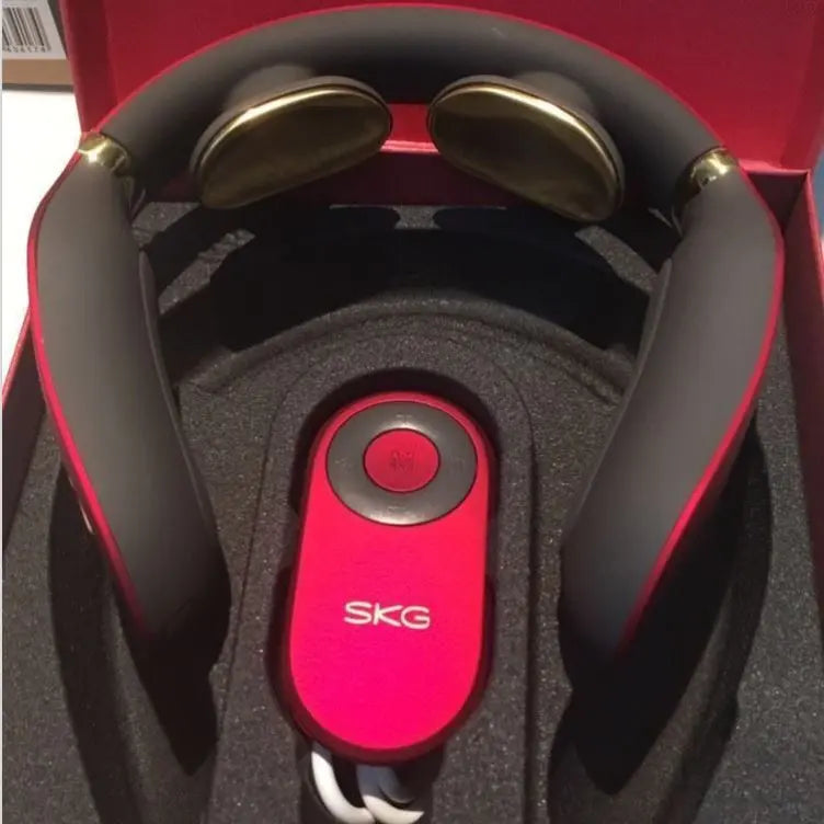 SKG4098 Red Premium Neck Massager with Remote Mi tienda