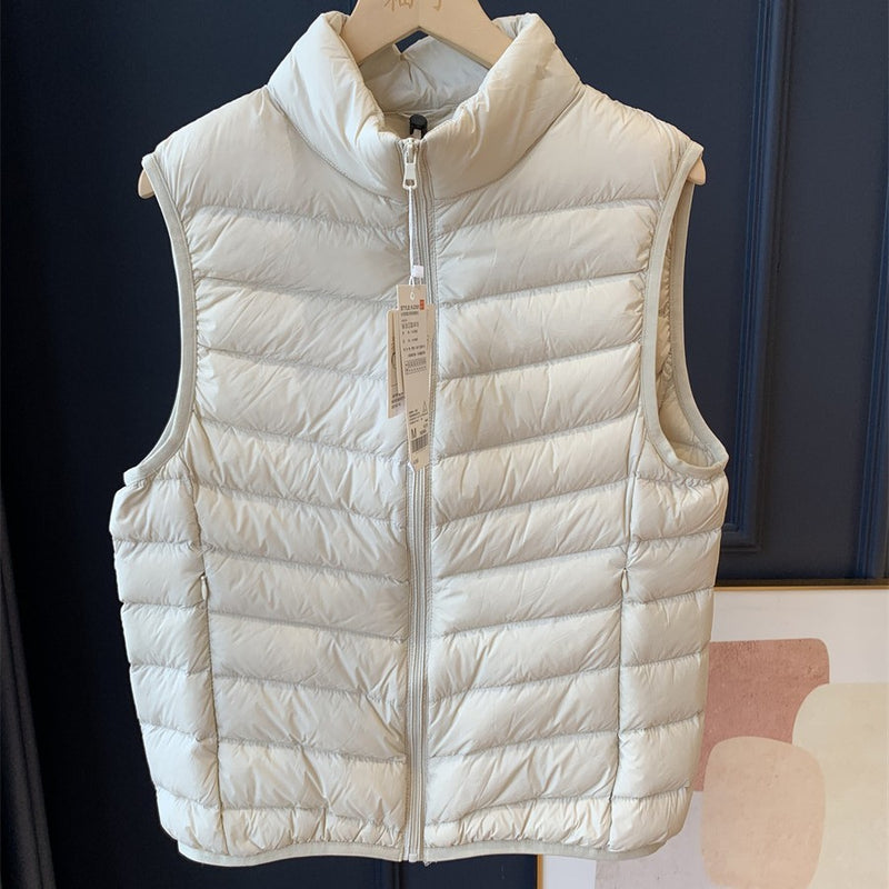 Plus Size Women's Winter Lightweight Down Vest