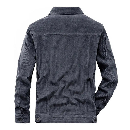 Vintage Corduroy Men's Spring And Autumn Thin Jacket Douson Odeh