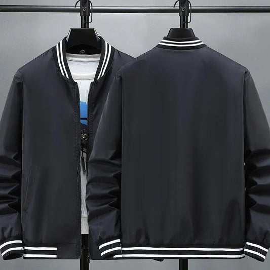 Stand Collar Jacket Spring And Autumn New Loose All-matching Casual Douson Odeh
