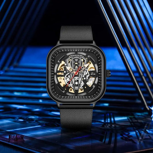 Men's Fashion Skeleton Automatic Mechanical Watches Douson Odeh
