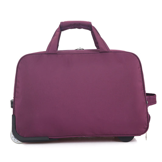 Oxford Cloth Trolley Bag Leisure Travel Folding Luggage