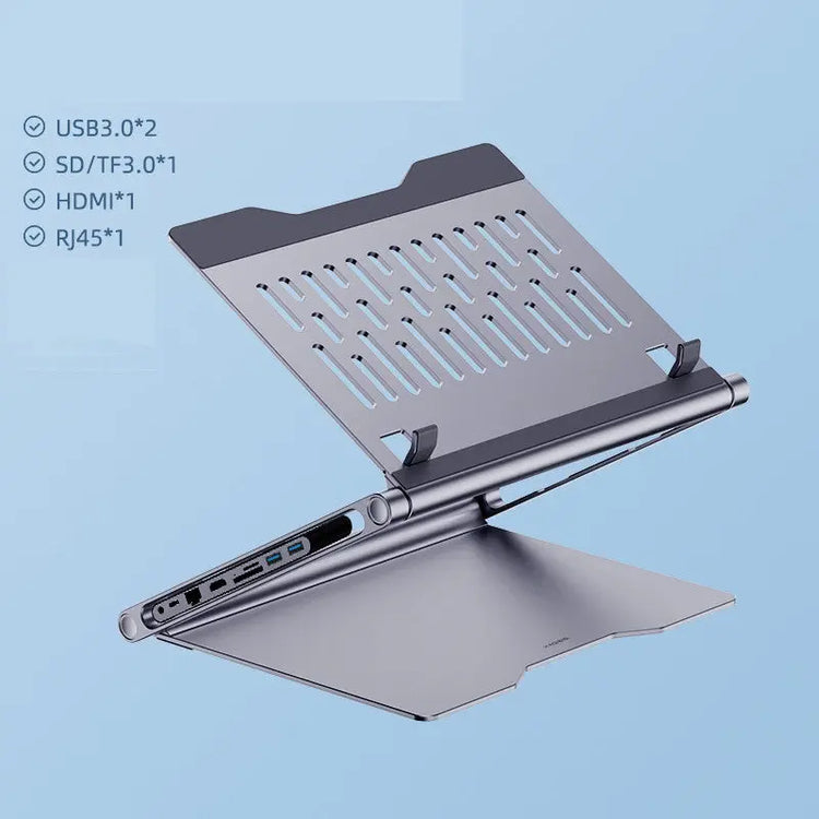 Lapstop Stand With 8-in-1 Docking Station Douson Odeh