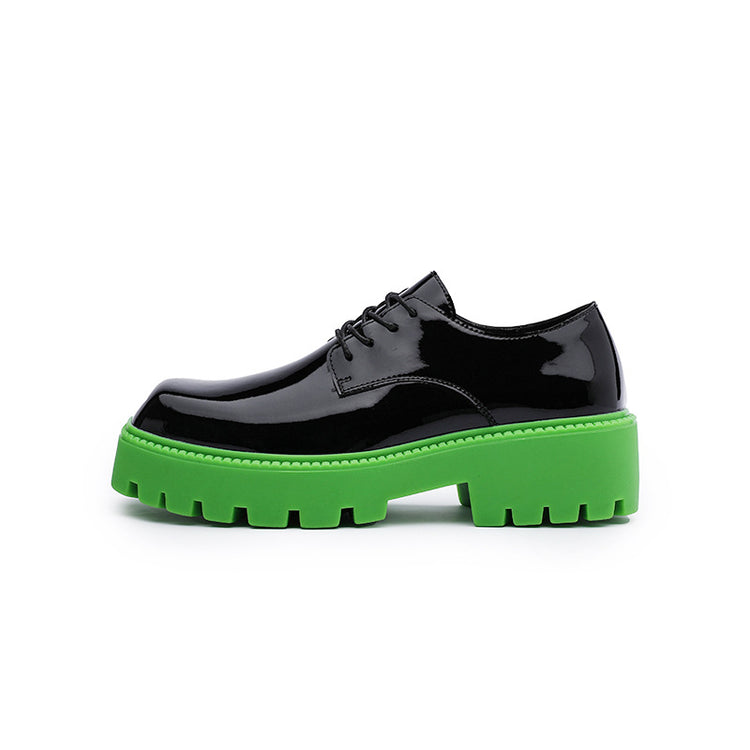 Men And Women Fashion Square Head Thick Bottom Muffin Shoes