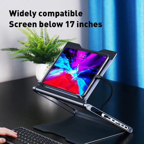 Lapstop Stand With 8-in-1 Docking Station Douson Odeh