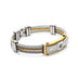 Three-ring Steel Wire Braided Hemp Rope Bracelet