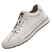 Increased 6CM Spring Men's Shoes Fashion White Shoes Breathable