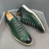 Fashion  Pattern Embossed Handmade Shoes For Men