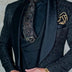 European And American Business New Printing Leisure Suit Men's Three-piece Suit