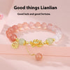 Original Gradient Agate Bracelet Women's S925 Sterling Silver