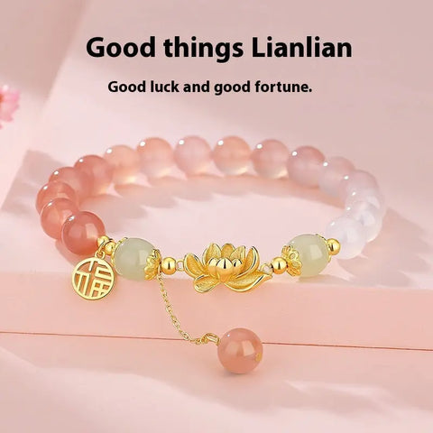 Original Gradient Agate Bracelet Women's S925 Sterling Silver Douson Odeh