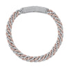 Big Box Jewelry Buckle Cuban Chain Full Zircon Hip Hop Men's Necklace