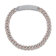 Big Box Jewelry Buckle Cuban Chain Full Zircon Hip Hop Men's Necklace