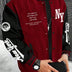 Men's Cardigan Baseball Uniform Jacket Coat Douson Odeh