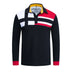 Men Colorblock Short Sleeve Polo Shirt Douson Odeh