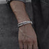 999 Sterling Silver Wheat Ear Bracelet For Men's Personalized Fashion Beading