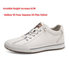 Increased 6CM Spring Men's Shoes Fashion White Shoes Breathable