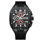 Watch Men's Arc Mirror Multi-layer Hollow