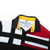 Men Colorblock Short Sleeve Polo Shirt Douson Odeh