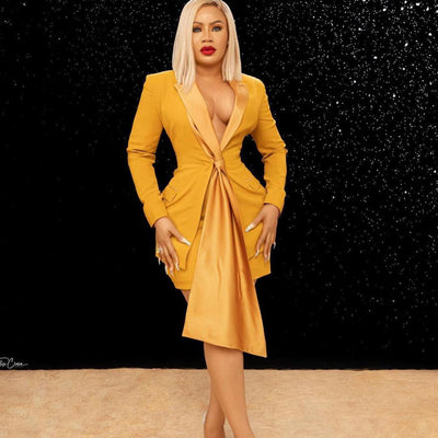 Autumn Commuter Suit Jacket Half Skirt Two-piece Suit Short Skirt Suit