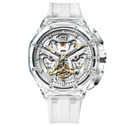 High-Grade Three-Dimensional Hollow Carved Luminous Quartz Watch