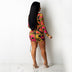 Fashion Women's Printed Pleated Dress