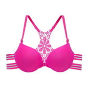 Buckled Front And Shaped Back Fashion Sexy Push Up Push Up Glossy Seamless Underwear For Women