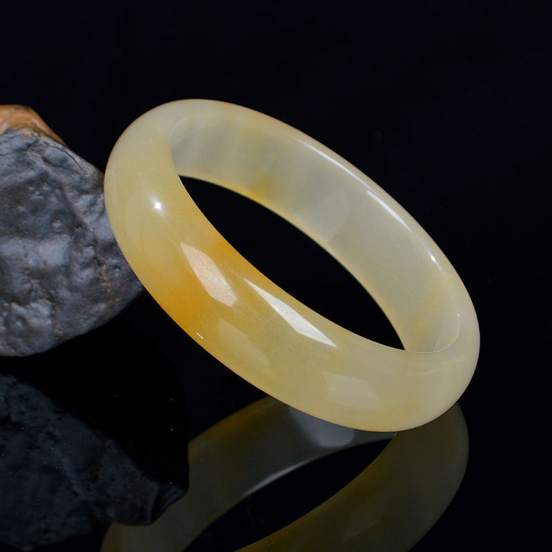 Natural Gem Light Jade Bracelet Women