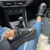 Chunky Heel Shoes Ankle Boots Lace-up Sneakers For Women Douson Odeh