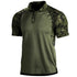 Polo Shirt Lapel Zipper Short-sleeved T-shirt Men Douson Odeh