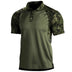 Polo Shirt Lapel Zipper Short-sleeved T-shirt Men Douson Odeh