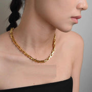 Square 316L Steel Bracelets Necklace For Men And Women