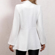 Casual All-matching Solid Color One Button Suit Coat