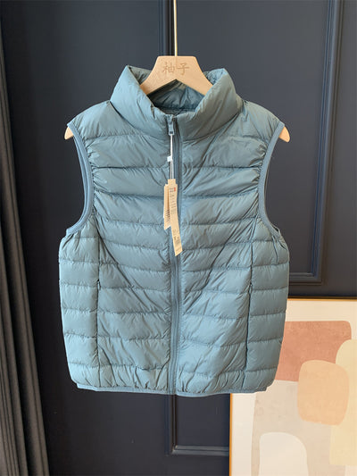 Plus Size Women's Winter Lightweight Down Vest