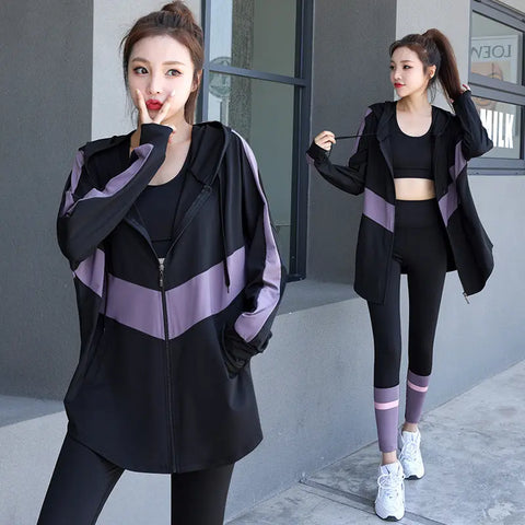 Yoga Clothes For Women New Autumn And Winter Multiple Pieces Exercise Workout Clothes Douson Odeh