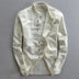 European And American Style Men's Clothing Stand Collar Buried Clip Casual Shirt