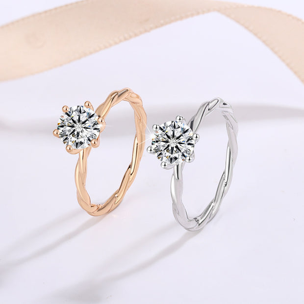 Women's Classic Fashion Simple Proposal Ring