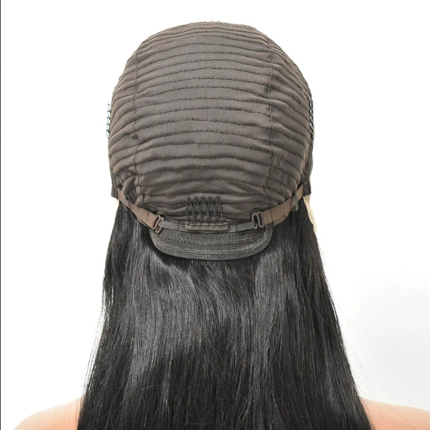 Black Female Front Wig Thin Invisible HD Lace Human Hair