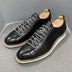 Fashion  Pattern Embossed Handmade Shoes For Men Douson Odeh