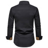 Men's Shirt Color Matching Long Sleeve Clothing