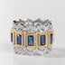 Hand-brushed zircon ring