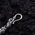S925 Sterling Silver Fine 6mm Skull Necklace