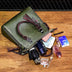 Superior Leather Tassel Cat Pendant Handbag