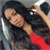Black mid-length long curly hair ladies hood