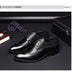new spring men flats lace up male business oxfords men leather shoes