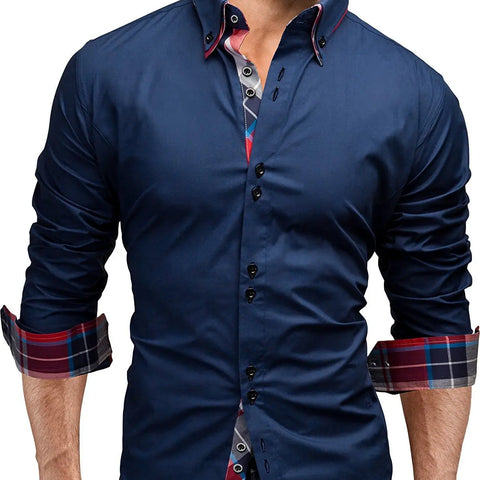 Classic Inner Slim Men Shirt Douson Odeh