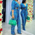 African Women Fashion Tops And Pants Set Douson Odeh